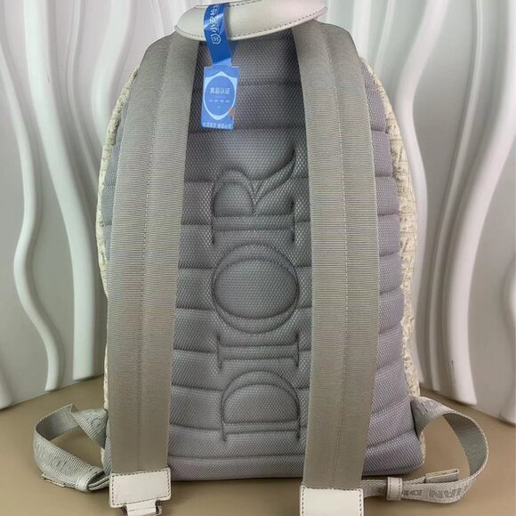 Dior Rider Classic Embroidered Monogram Canvas and Leather Backpack main image 4